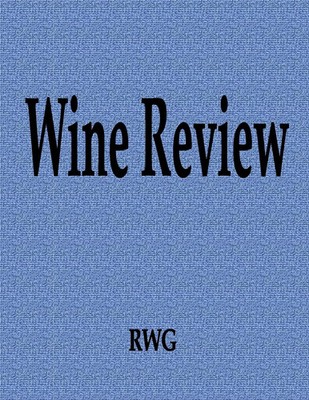 Wine Review 50 Pages 8.5 X 11 Rwg Taschenbuch Kartoniert / Broschiert Englisch