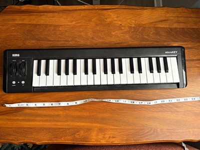 Korg microKEY 37-Key USB MIDI Keyboard Controller w/ Pitch Mod Wheels Pedal