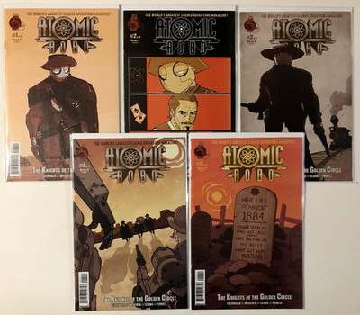 ATOMIC ROBO: THE KNIGHTS OF THE GOLDEN CIRCLE (2014) #1-5 COMPLETE SET FULL RUN