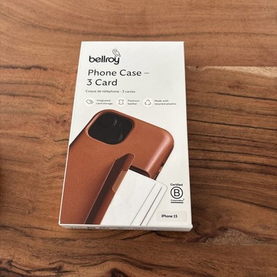 Bellroy Phone Case - 3 Card iPhone 15 - Terracotta