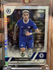 2022-23 Topps Chrome Club Competition Rookie Pulsar RC Enzo Fernandez Chelsea