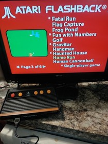 Atari Flashback 3 Launch Edition Black Console Complete With Box, Poster, Manual