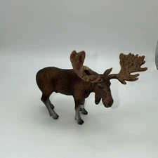 Schleich Moose Wild Life Forest Life Series Moose Bull Figure Figurine