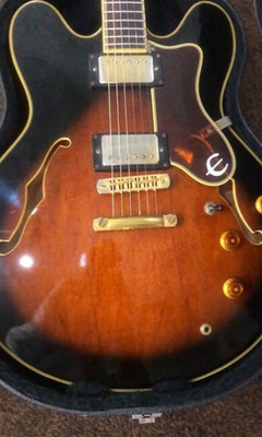 Epiphone Sheraton II Vintage Sunburst Electric Guitar - Older Made in Korea USED