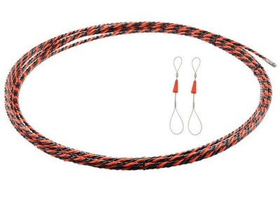 6.5mm x 30m Cable Push Puller Conduit Snake Cable Rodder Fish Tape Wire Guide &e