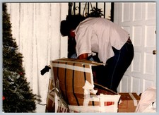 Vtg Color Snapshot Woman 1990s