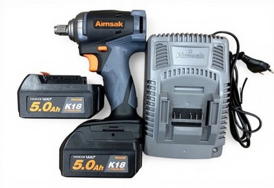 AIMSAK BL18Q60 Schlagschrauber 1/2'' 280Nm, 5.0Ah 18V Li-ion
