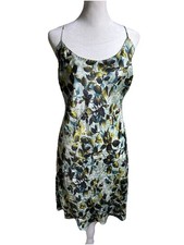 vintage Y2K Victoria  s Secret 100 Silk Slip Dress M Fairycore Whimsy Delicate