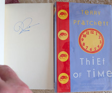 Product Image: Terry Pratchett THIEF OF TIME *SIGNED* FIRST EDITION DISCWORLD SHARP