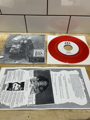 Nofx Drowning Roses Split 7 - German Press LTD to 50 Red Vinyl