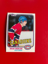 1981-82 Topps hockey set break #10 Brian Engblom - Montreal Canadiens NRMT