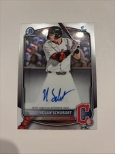 2025 Bowman Draft Chrome Nolan Schubart 1st Auto Guardians First Autograph 
