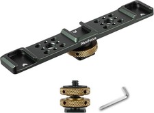 Triple Cold Shoe Mount Bracket, Triple Hot Shoe Extension Bar, Cold Shoe Mount
