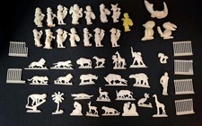 Gr.  Konvolut 48 St. Margarinefiguren Zootiere Musikanten etc. - tw. Sanella