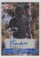 2021 Leaf Pro Set Metal 1991 Base Blue Crystals 25/25 Yolbert Sanchez Auto 0e23