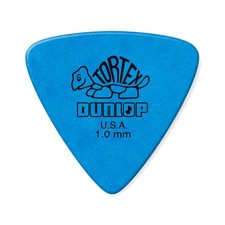 Dunlop 431P Blue Tortex Triangle Picks 1.0 Players Pack