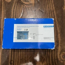 GEDORE 20 EMU-3 Socket Set 1/4" Drive 16 Pc. 4-13mm New Open Box