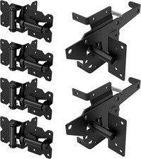 Stainless Steel Gate Hardware Kit Self Closing Gate Hinges  Latch Rust Proof