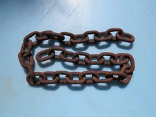 28 Inch Rusty Boat Anchor Chain Tiki Hut Bar Nautical Decor Steampunk (AC246D)