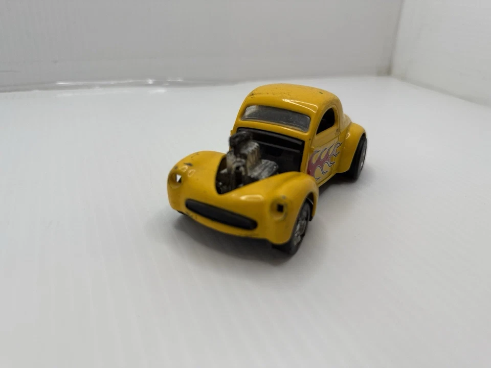 MAJORETTE HOT RODS WILLYS 41 DIE CAST METAL 1/32 MODEL CAR AUTOMOBILE VINTAGE - Image 3 of 4