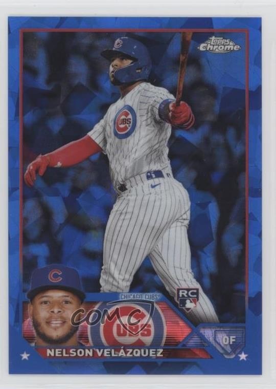 2023 Topps Chrome Update Sapphire Edition Nelson Velazquez Velázquez 05mh