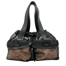 Simone Rocha Tote Bag Black Leather Floral Handbag