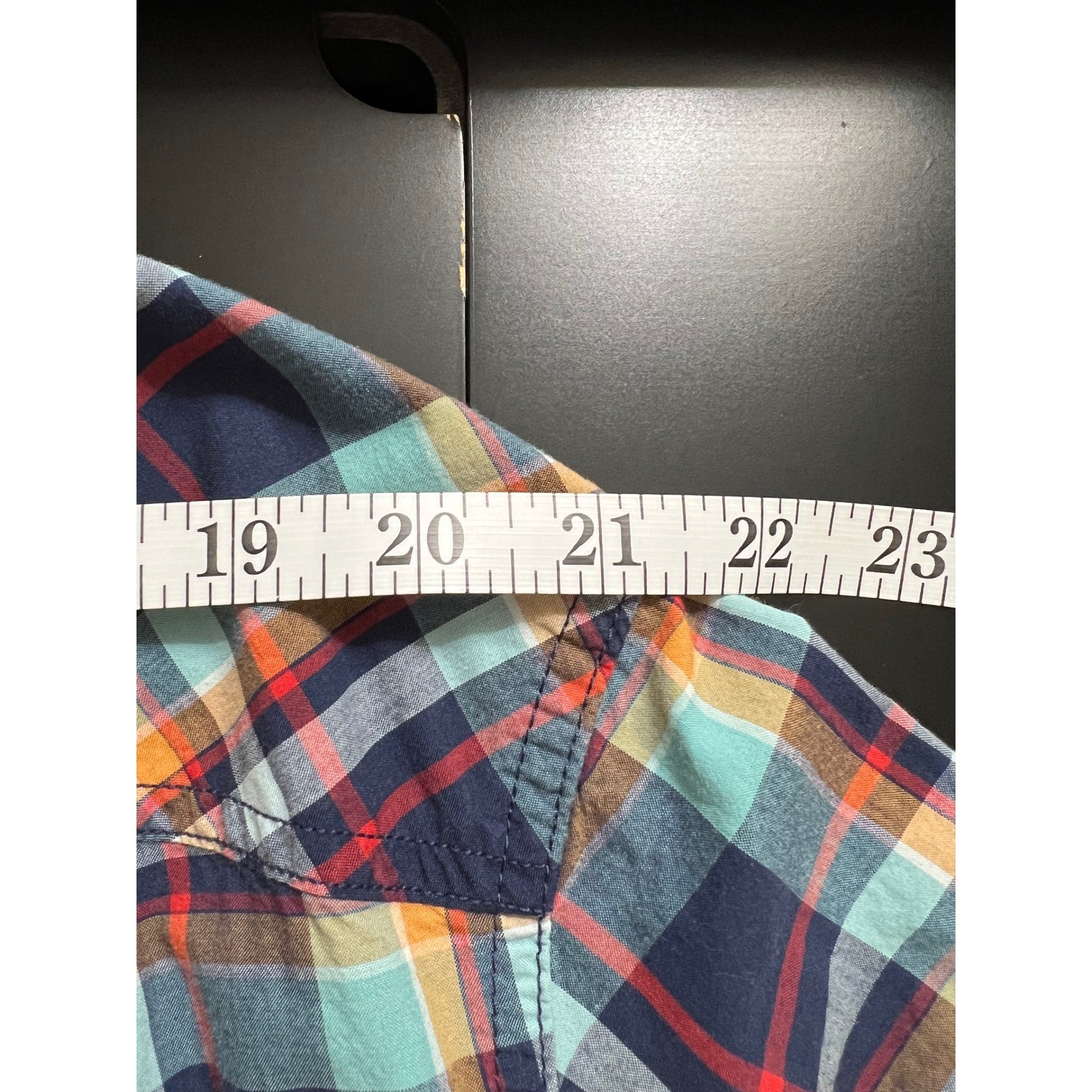 Duluth Trading Co Untucked Plaid Shirt Mens XL Tall Relaxed Fit BBQ 3237-112 image 7