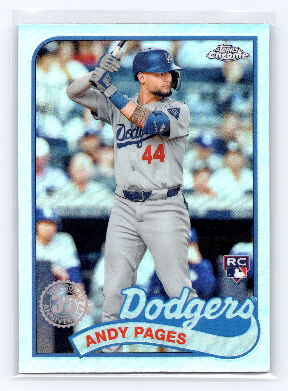2024 Topps Chrome Update #89CU-8 Andy Pages 1989 Topps 35th
