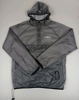 Vintage Ecko Function Unltd Large Thin Windbreaker Pullover Hooded Jacket 