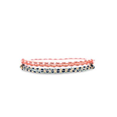 Made by Nami Surfer Fußband 2-Er Set Damen & Herren - Dünnes Boho Hippie Fußkett