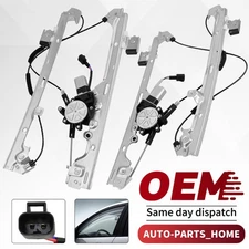 Power Window Regulator w/Motor Front Left &Right for 99-06 Silverado Sierra 1500
