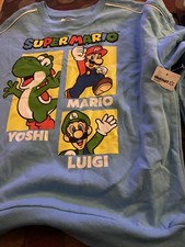Nintendo Super Mario Boys Long Sleeve Graphic T-Shirt Blue — listing 5