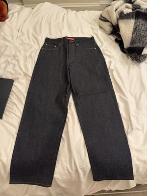 Supreme baggy selvedge indigo denim. Made in Japan NEVER WORN