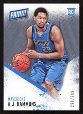 2016-17 Panini Day A.J. Hammons #/699 #76 Card