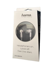 Image of Hama The smart solution earphones in white.