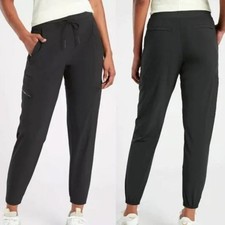 Athleta Women's Go Far Travel Venture Pants in Black Size 4