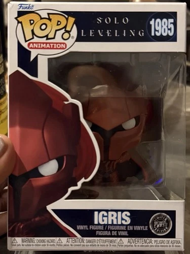 Igris Funko Pop #1985 (Metallic Chase) Solo Leveling (Animation) W/Protector