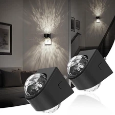 Night Lights Plug into Wall, 2 Pack Star Projector Night Light with 5000K Dai...