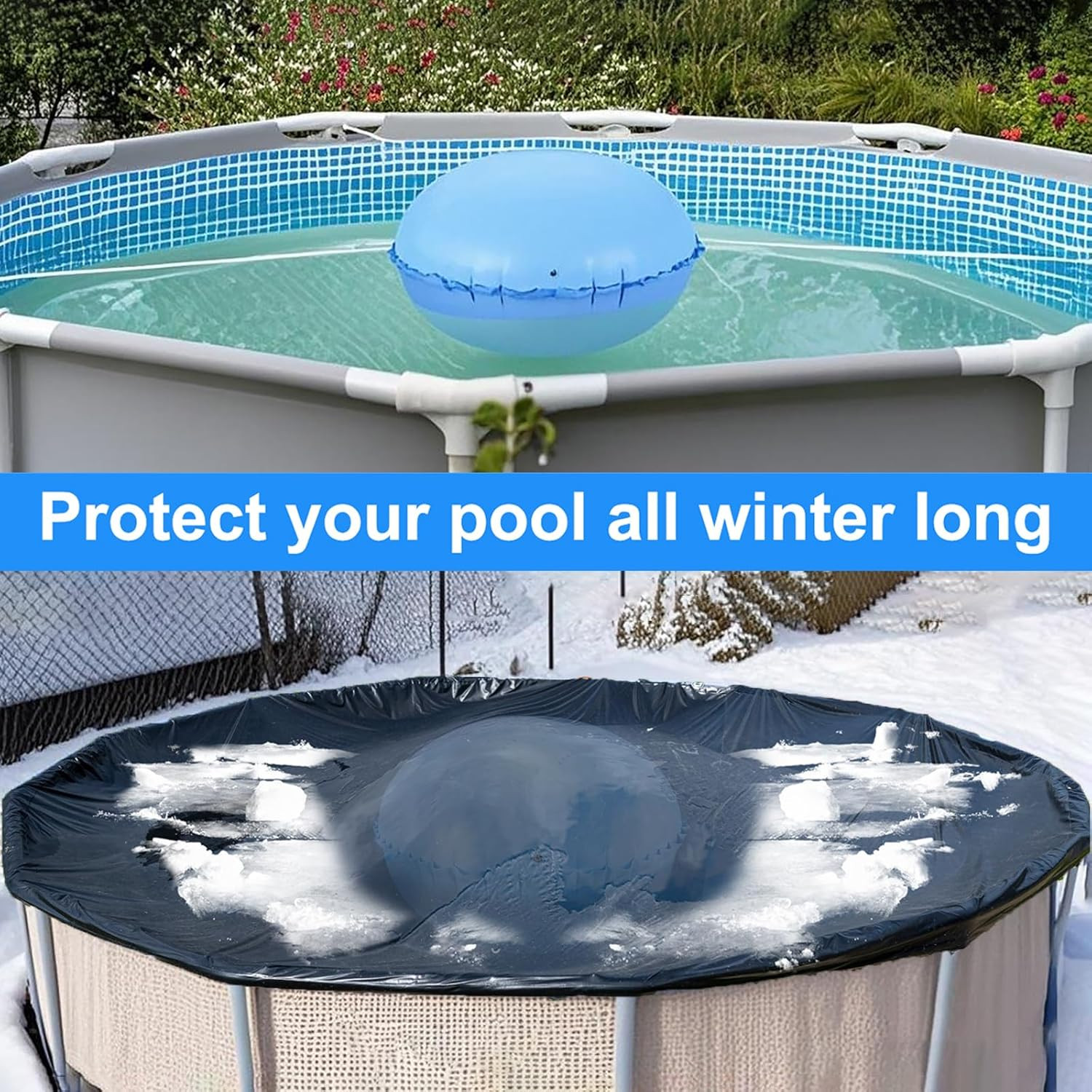 Pool Pillow, Pool Pillow for above Ground Pool, Ultra Thick & Durable Resistant