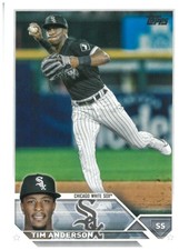 2023 Topps Series 1 #282 TIM ANDERSON Chicago White Sox baseball card