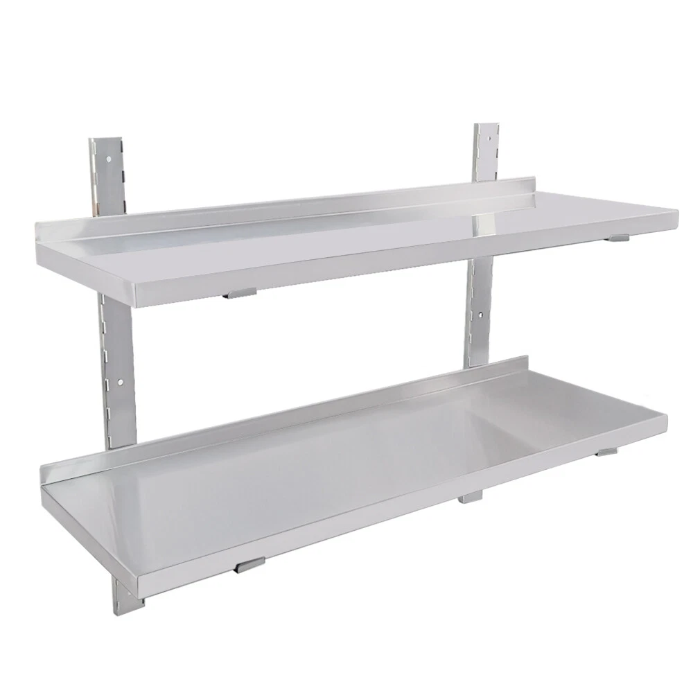 Stainless steel sale kitchen wall shelf