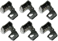 Wedge-It - Ultimate Door Stop - Black - Pack of 6
