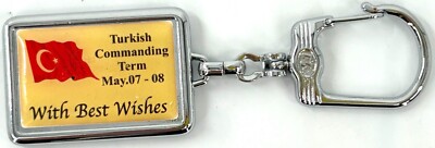 Vintage Turkish Commanding Term Keychain - 4'' Long