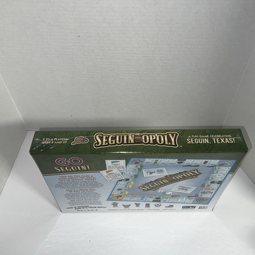Seguin Opoly a Property Trading Game Celebrating Seguin TX USA NEW Sealed - Picture 9 of 9