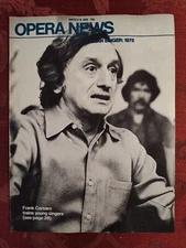 Rare METROPOLITAN OPERA NEWS March 8 1975 Frank Corsaro Catherine Malfitano