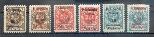 Memel 129/34 Set * MH (72765)