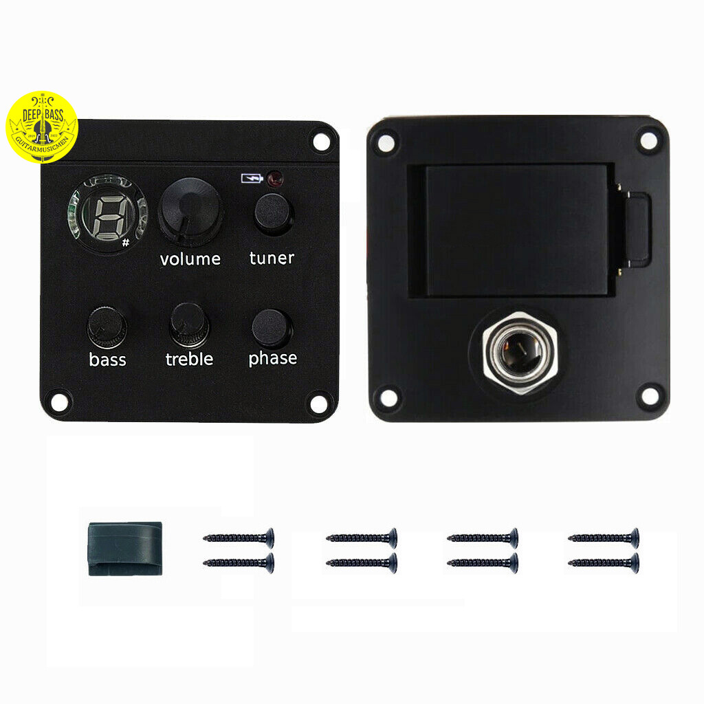 Pickup chitarra acustica ISYS+ più preamplificatore integrato pickup piezoelettrici 2 bande accordatore equalizzatore