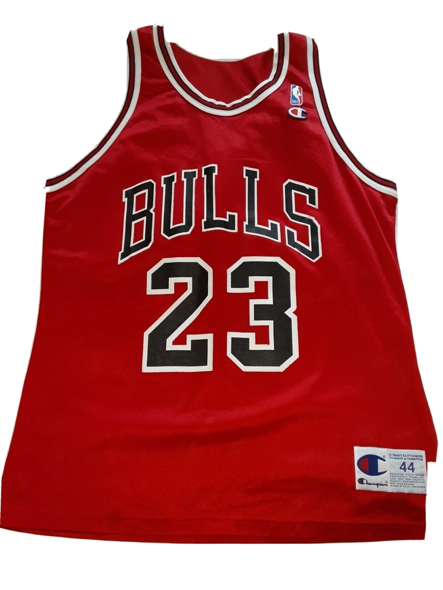Michael Jordan Vintage champion Chicago Bulls nba jersey size 44