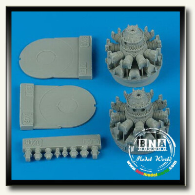 QuickBoost QB48142 1/48 Grumman F7F Tigercat Engines for Italeri kit