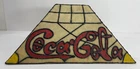 Vintage COKE Advertising Coca Cola Retro Plastic Stained Glass Light Lamp Shade